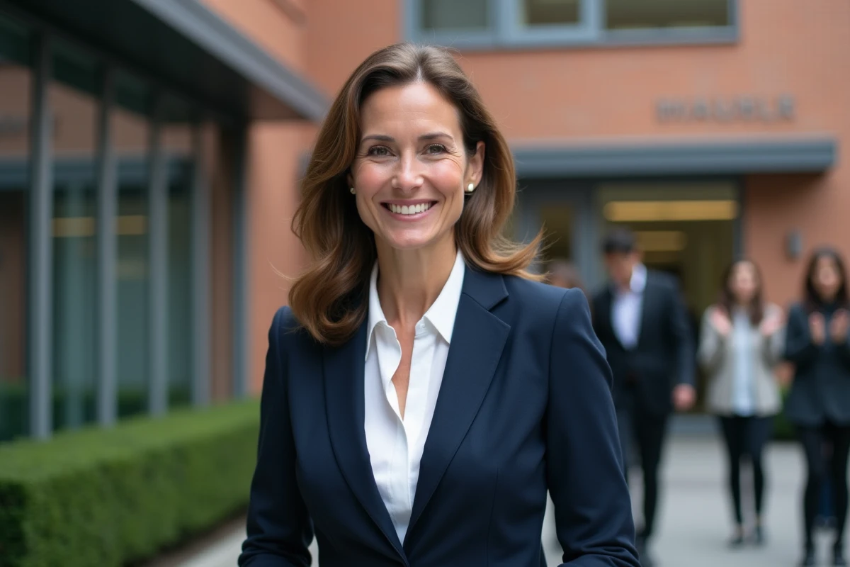 Femme porte-parole s